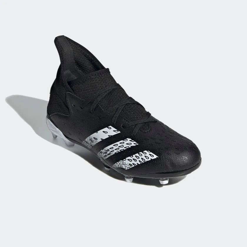 adidas PREDATOR FREAK.3 Firm Ground Soccer Cleats | Black | Kid's Unisex