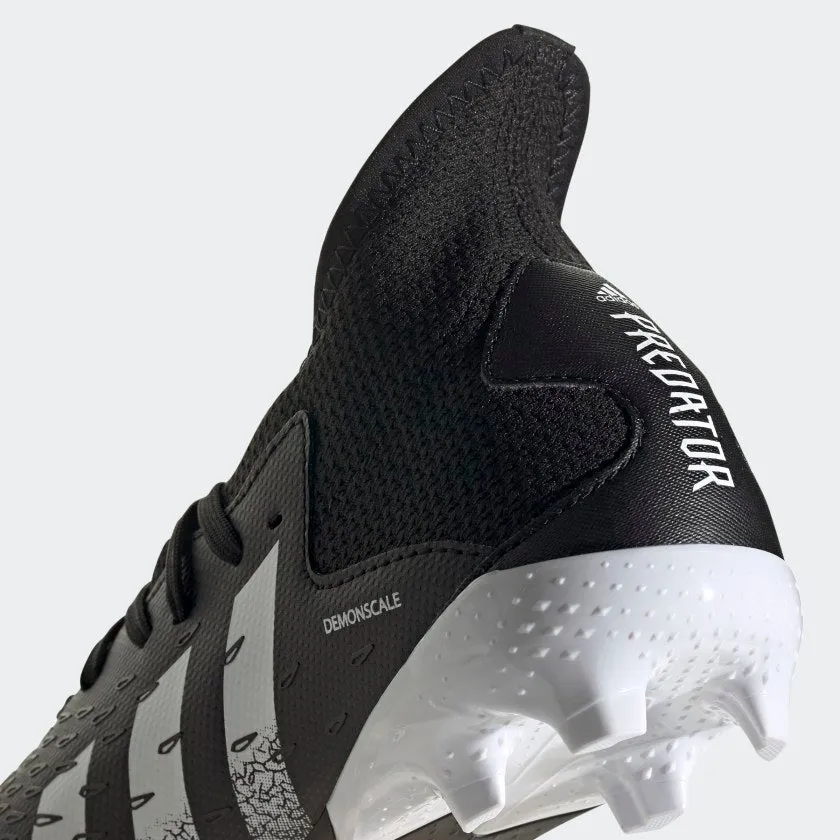 adidas PREDATOR FREAK.3 Firm Ground Soccer Cleats | Black | Kid's Unisex