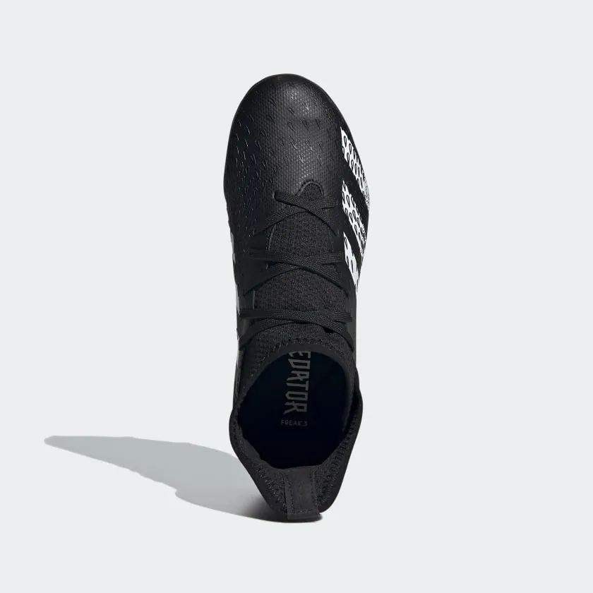 adidas PREDATOR FREAK.3 Firm Ground Soccer Cleats | Black | Kid's Unisex